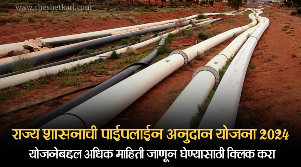 pipe line anudan yojana 2024